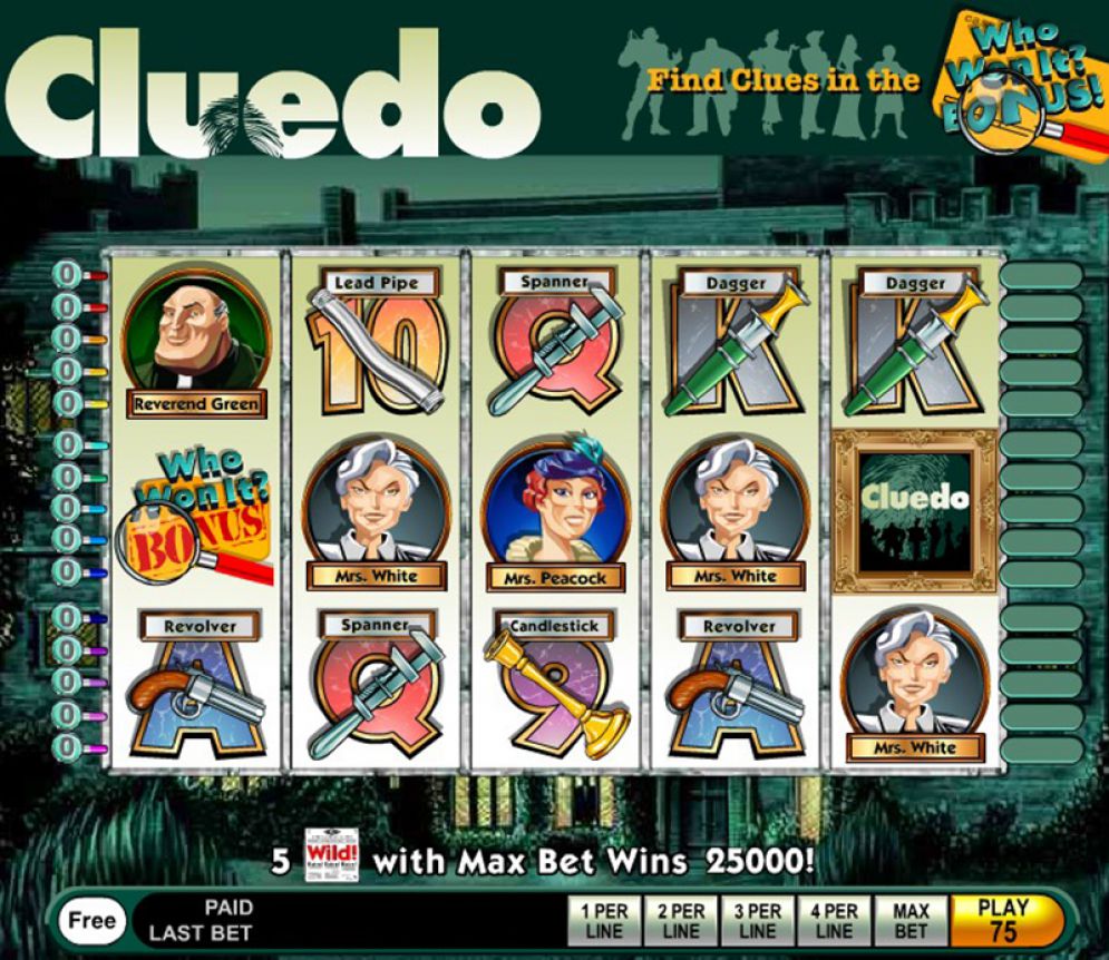 CLUEDO SLOT REVIEW